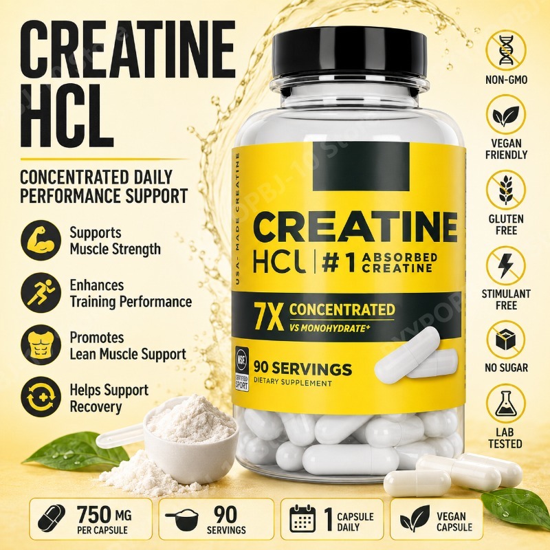 Creatine HCl 750mg 90 capsules - Nutrition Of Fitness recensie en prijs